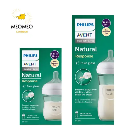 Bình Sữa Thủy Tinh Avent 240ml