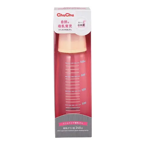 Bình Sữa Thủy Tinh Chuchu 240ml