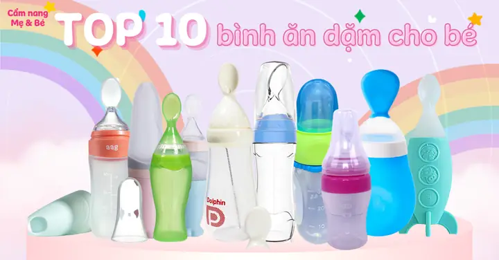 Bình Thìa Ăn Dặm Cho Bé