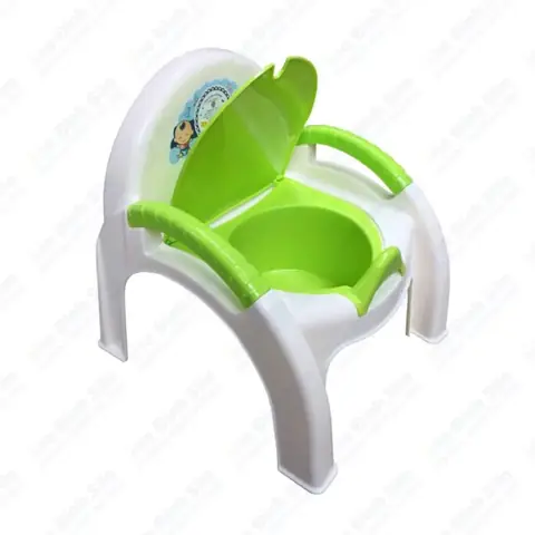 Bô Có Ghế Tựa Và Nắp Đậy