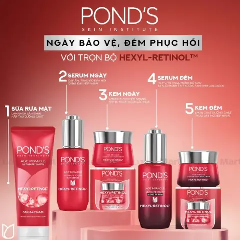 Bộ Sản Phẩm Pond's Chống Lão Hóa