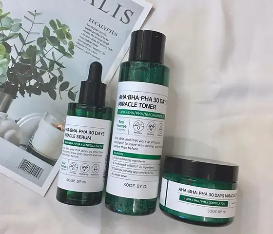 Bộ Sản Phẩm Trị Mụn Some By Mi Review