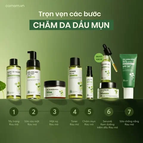Bộ Trị Mụn Cho Da Dầu