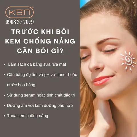 Bôi Gì Trước Khi Bôi Kem Chống Nắng