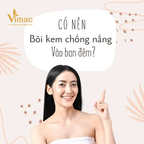 Bôi Kem Chống Nắng Ban Đêm