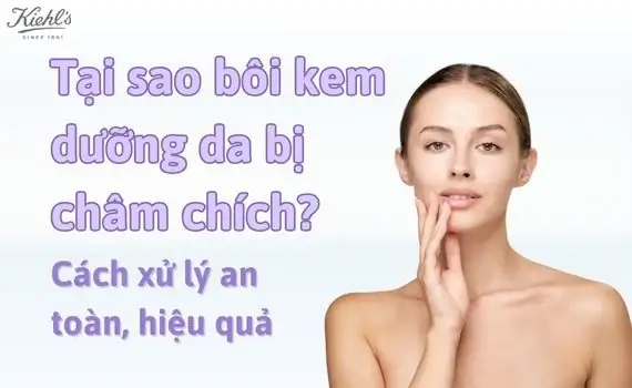 Bôi Kem Dưỡng Da Bị Châm Chích