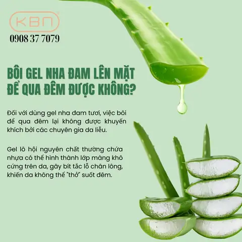 Bôi Nha Đam Để Qua Đêm