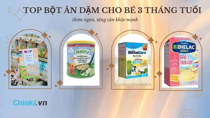 Bột Ăn Dặm Cho Trẻ 3 Tháng Tuổi