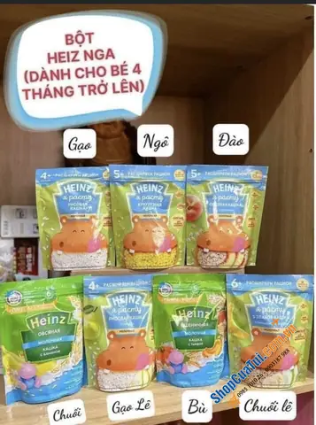 Bột Ăn Dặm Heinz Của Nga