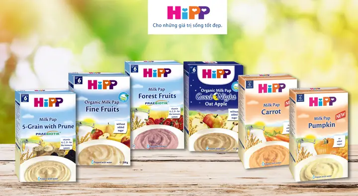 Bột Ăn Dặm Hipp Cho Bé 5 Tháng