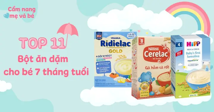 Bột Ăn Dặm Hipp Cho Trẻ 7 Tháng Tuổi