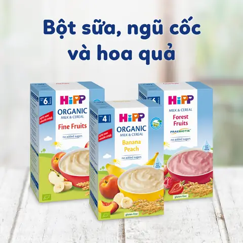 Bột An Dặm Hipp Vị Ngọt Có Những Loại Nào