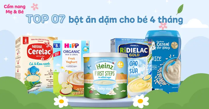Bột Ăn Dặm Nào Tốt Cho Bé 4 Tháng