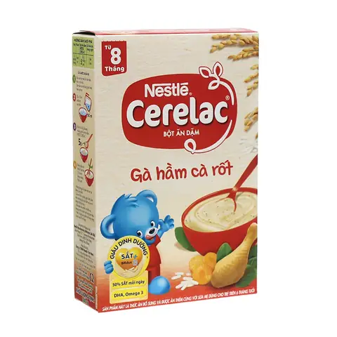 Bột Ăn Dặm Nestle Gà Hầm Cà Rốt