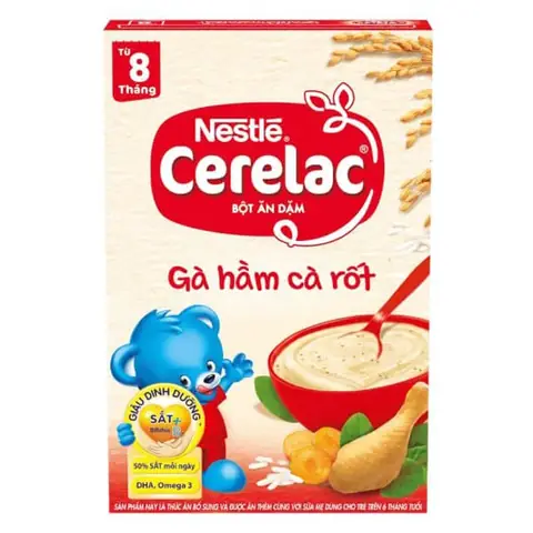 Bột Ăn Dặm Nestle Gà Hầm Cà Rốt