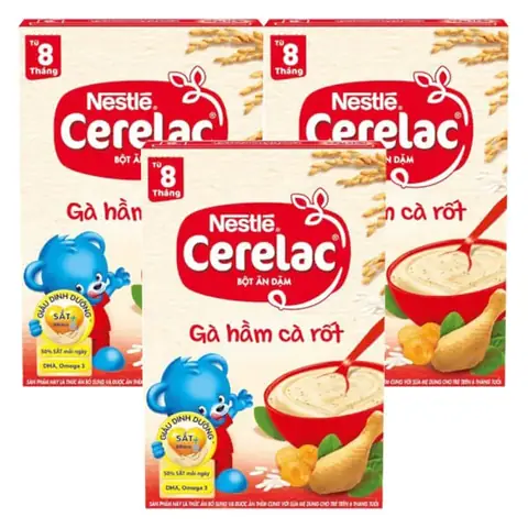 Bột Ăn Dặm Nestle Gà Hầm Cà Rốt