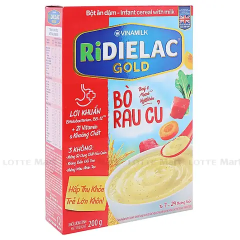Bột Ăn Dặm Ridielac Bò Rau Củ
