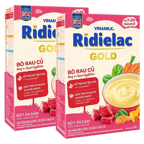 Bột Ăn Dặm Ridielac Bò Rau Củ