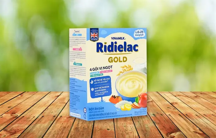 Bột An Dặm Ridielac Cho Be 4 Tháng Tuổi