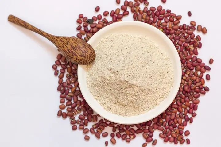 Bột Đậu Đỏ Với Dầu Dừa