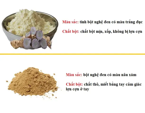 Bot Nghe Va Tinh Bot Nghe Co Khac Nhau Khong