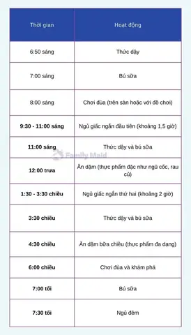 Bữa Sáng Cho Bé 8 Tháng Tuổi