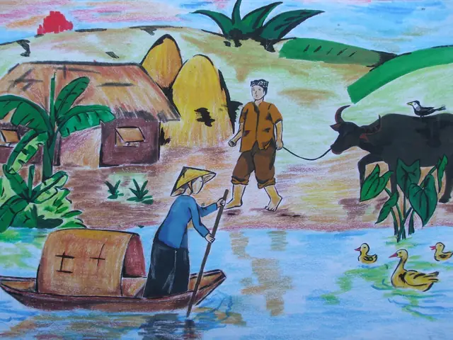 Bức Tranh Về Đề Tài Quê Hương Em