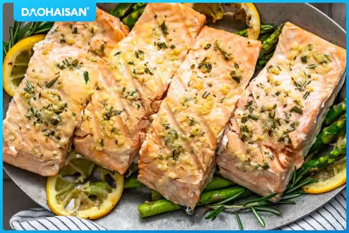 Cá Hồi Nướng Phô Mai Con Bò Cười