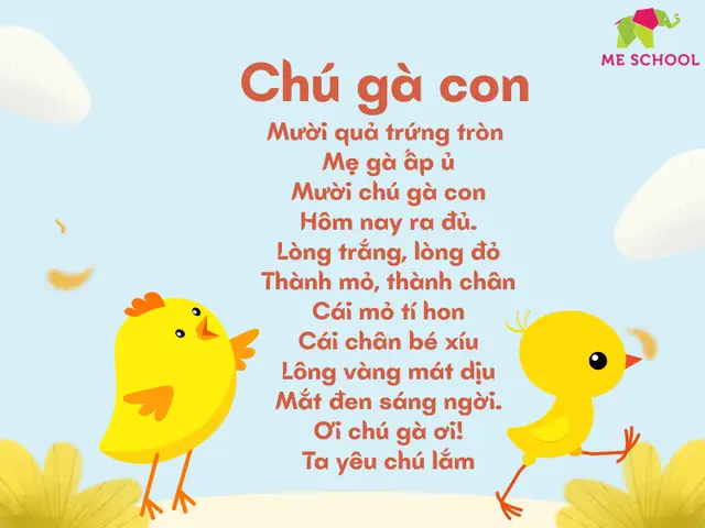 Các Bài Thơ Cho Trẻ Sơ Sinh