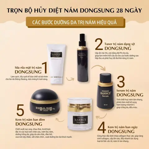 Các Bước Dưỡng Da Trị Nám