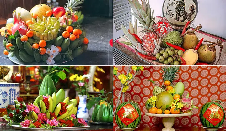 Các Cách Bày Mâm Ngũ Quả Đẹp