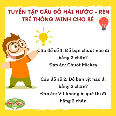 Các Câu Đố Vui Cho Trẻ Em