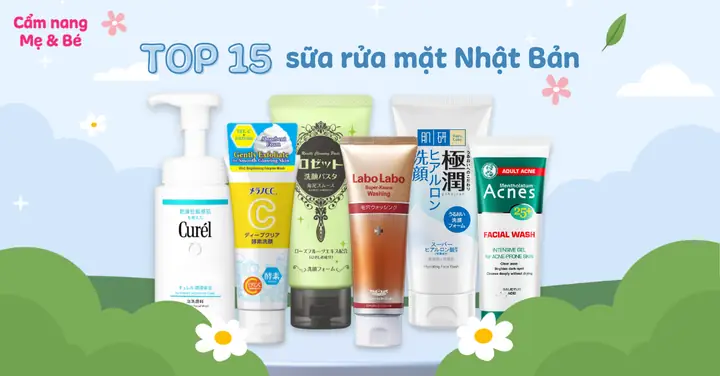 Các Dòng Sữa Rửa Mặt Của Nhật