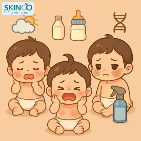 Các Giai Đoạn Của Chàm Sữa