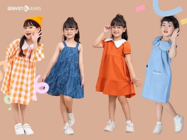 Các Kiểu Áo Đầm Trẻ Em