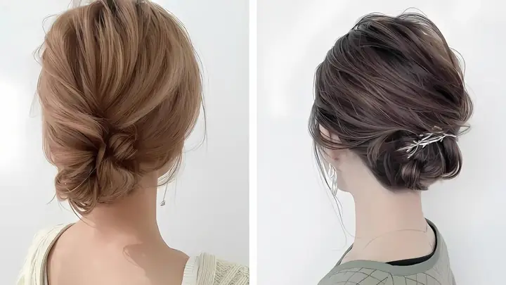 Các Kiểu Búi Tóc Cho Tóc Ngắn