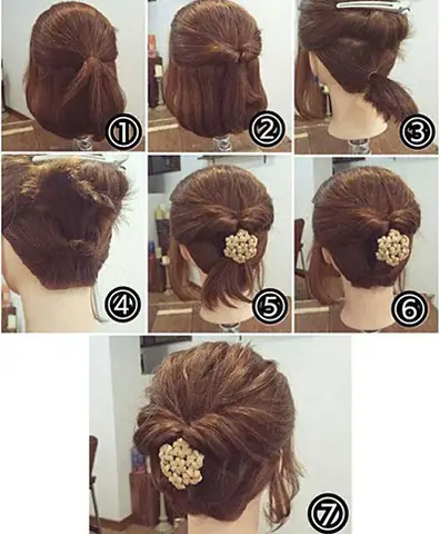 Các Kiểu Búi Tóc Cho Tóc Ngắn