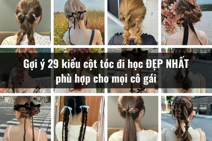 Các Kiểu Búi Tóc Phồng Dễ Thương