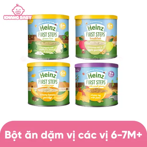 Các Loại Bột Ăn Dặm Heinz