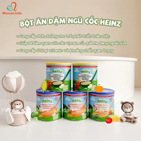 Các Loại Bột Ăn Dặm Heinz