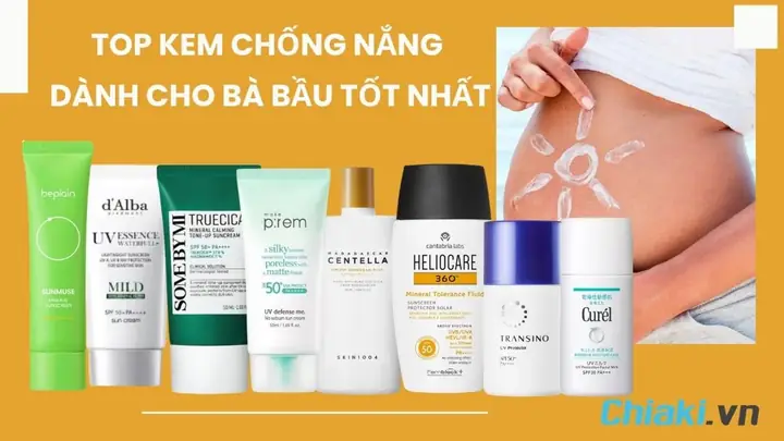 Các Loại Kem Chống Nắng Cho Bà Bầu