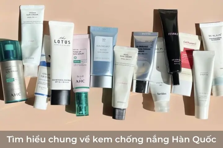 Các Loại Kem Chống Nắng Của Hàn Quốc