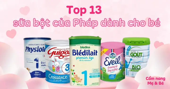 Các Loại Sữa Bột Của Pháp