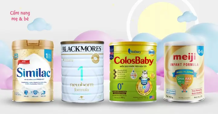 Các Loại Sữa Chống Táo Bón Cho Trẻ Sơ Sinh