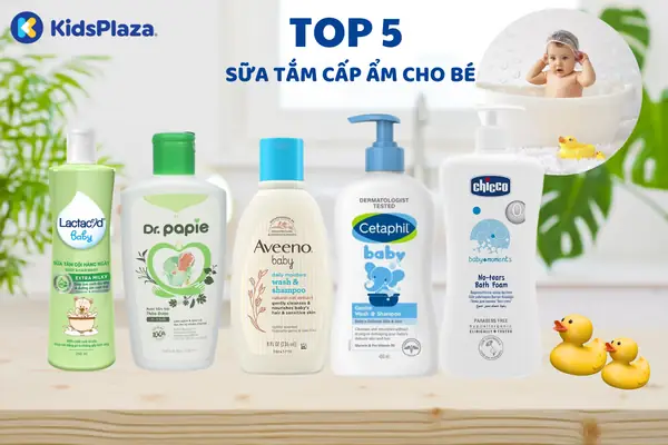 Các Loại Sữa Tắm Cho Bé