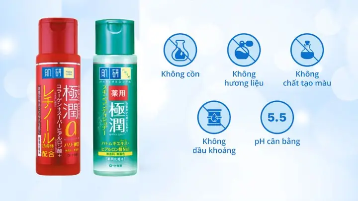 Các Loại Toner Của Hada Labo