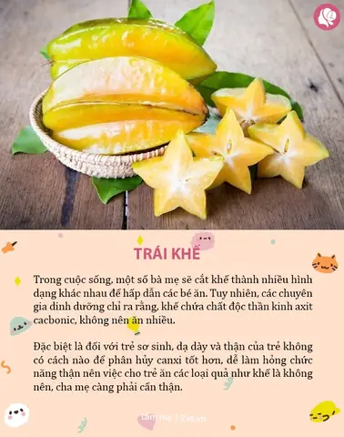 Các Loại Trái Cây Tốt Cho Bé