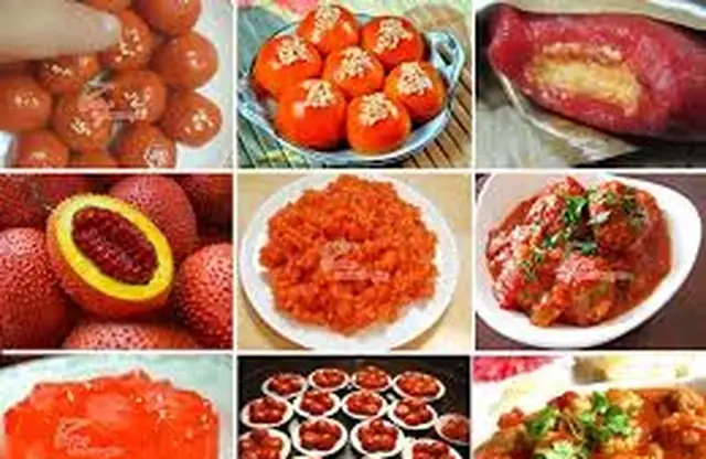 Các Món Ăn Từ Quả Gấc