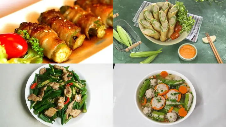 Các Món Ăn Với Đậu Bắp