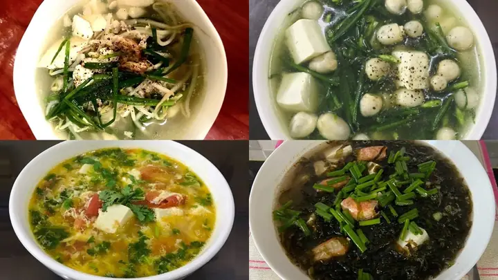 Các Món Canh Từ Đậu Hũ Non